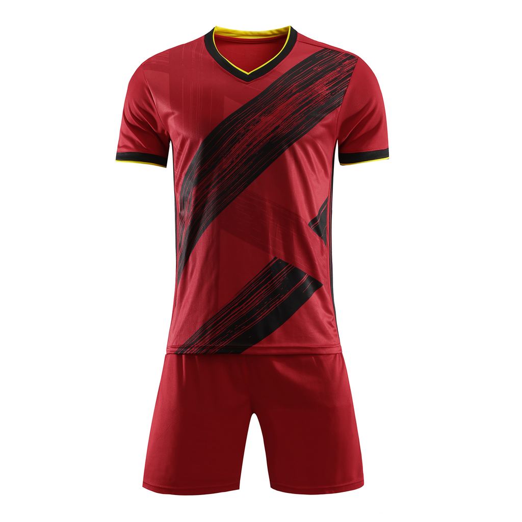 Brussels Red SB Youth Soccer Uniform Kit