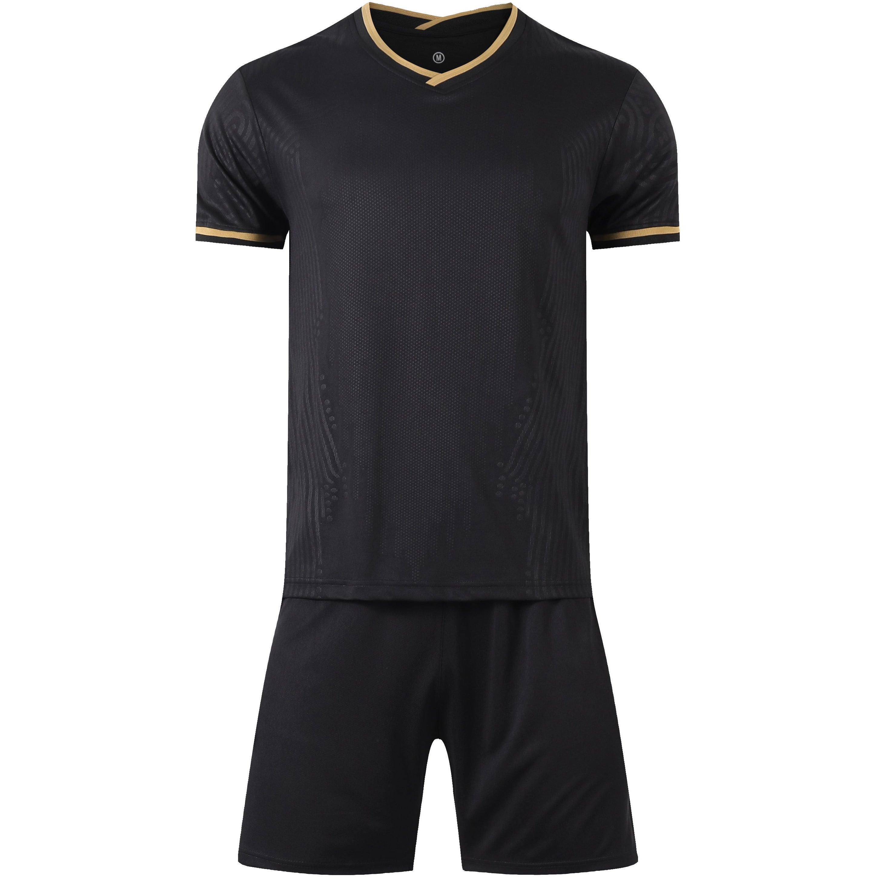 El Catalan Black Youth SS Soccer Jerseys Kit