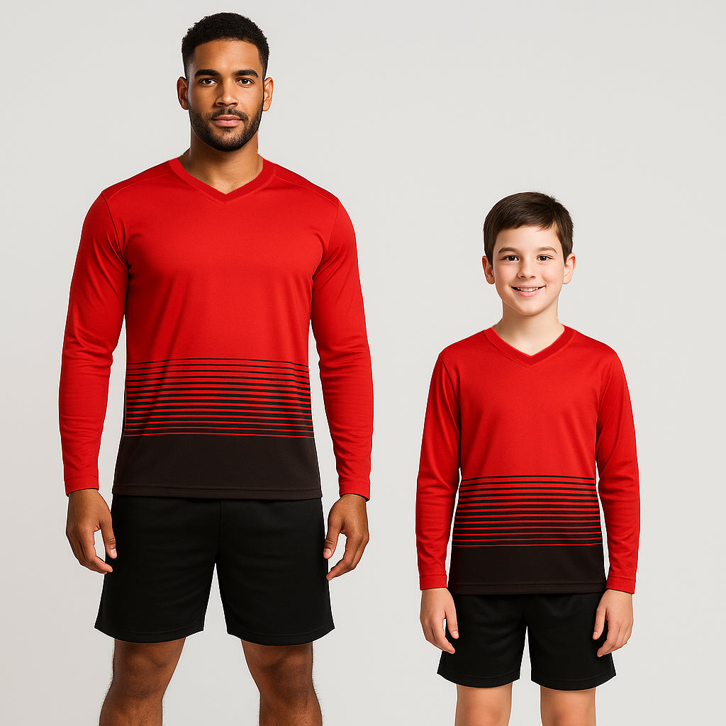 Old Trafford Red LSB Soccer Uniform Kit