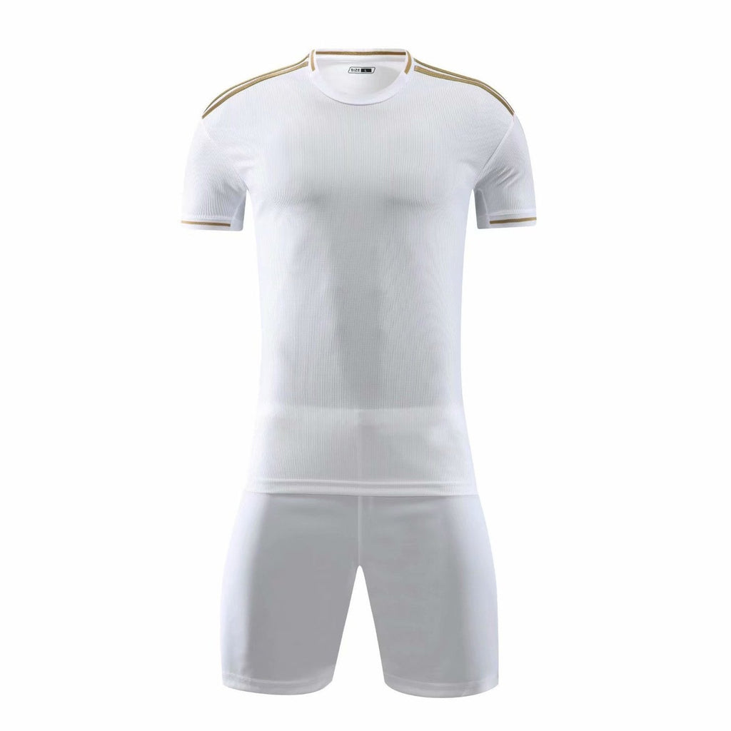 Galactico White Youth SS Soccer Uniform Kit